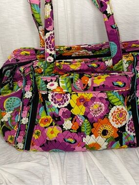 Vera Bradley Va Va Bloom Diaper Bag Tote